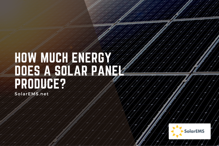 How much energy does a Solar Panel produce