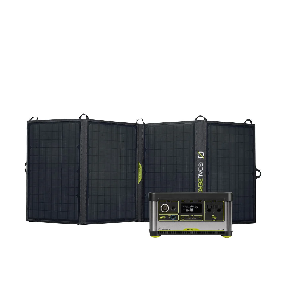 Goal Zero Yeti 500x + Nomad 50 Solar Generator 