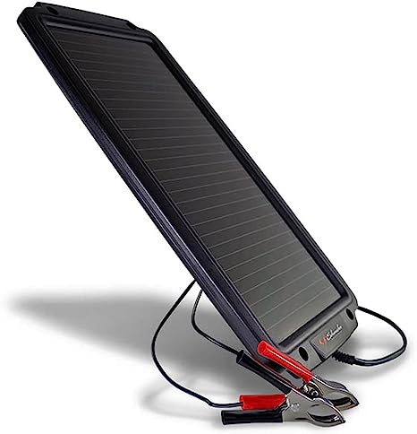 Schumacher SP-200 Solar Battery Charger and Maintainer - 2.4 Watt, 12V - For Cars, Boats, Motorcycles, Snowmobiles, Trucks
