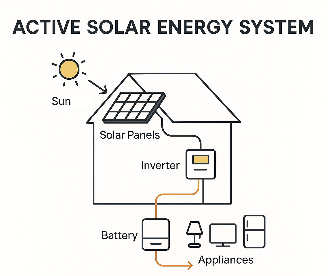 Active Solar Energy System