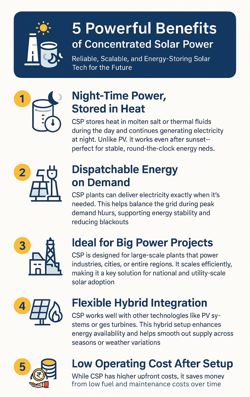 Advantages of Concentrated Solar Power