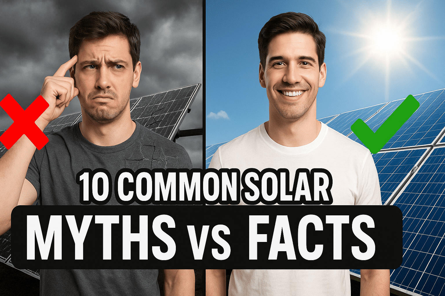 Common Solar Myths vs Facts